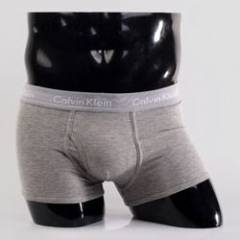 Мужские трусы Calvin Klein 365 серые с серой резинкой A054